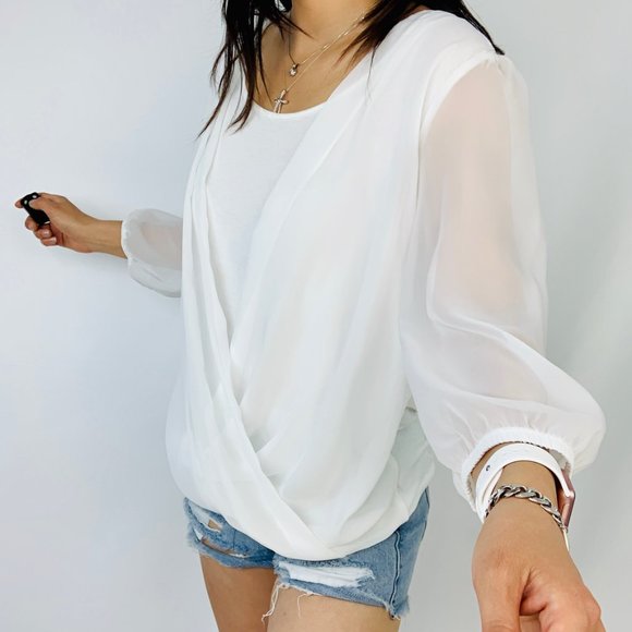 AB STUDIO SCOOP NECK BLOUSE - Picture 3 of 10